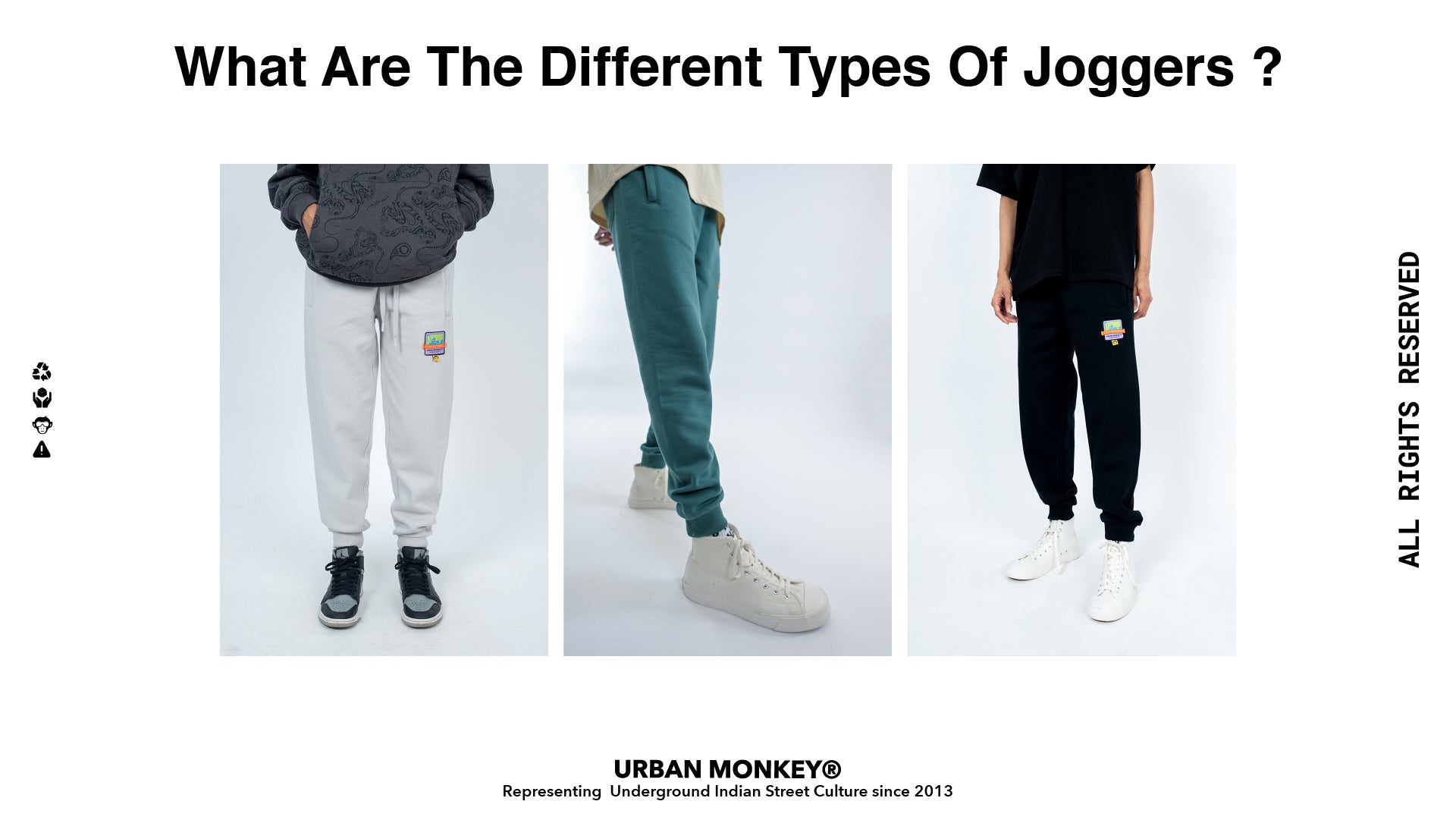 Urban White Jogger Pants Men - Trendy Slim Fit Joggers