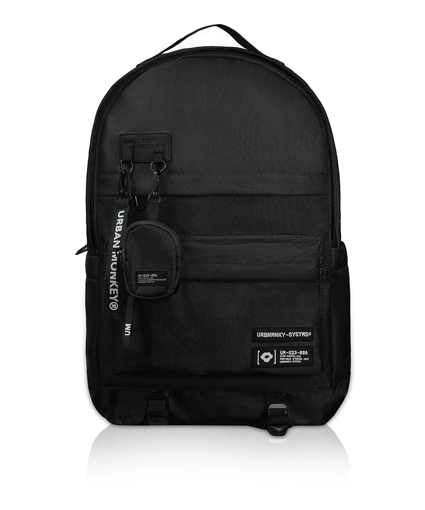 Buy Urban Monkey Classic Bag - Matte - Grey Canvas Backpack Online