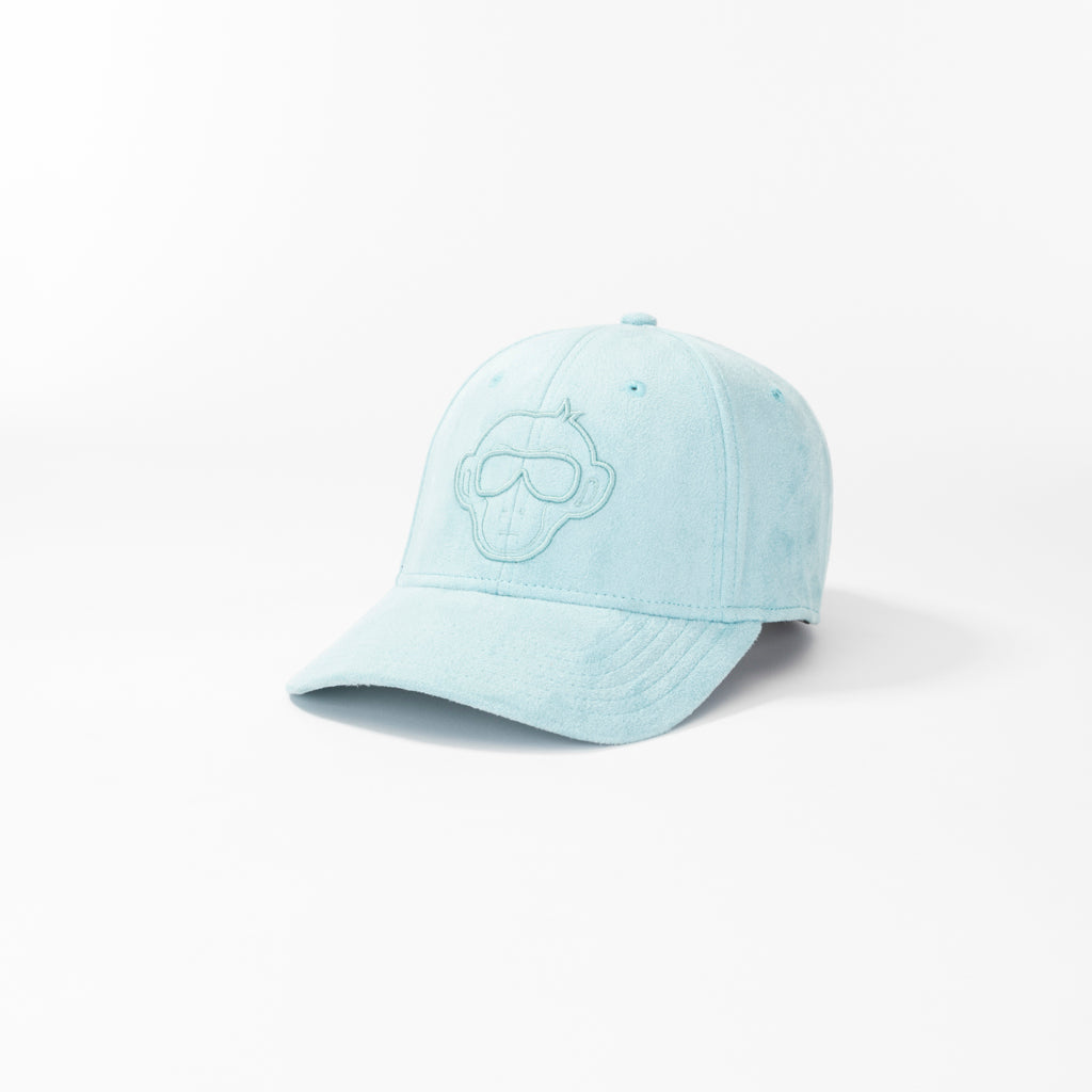 Blue suede 2024 baseball cap