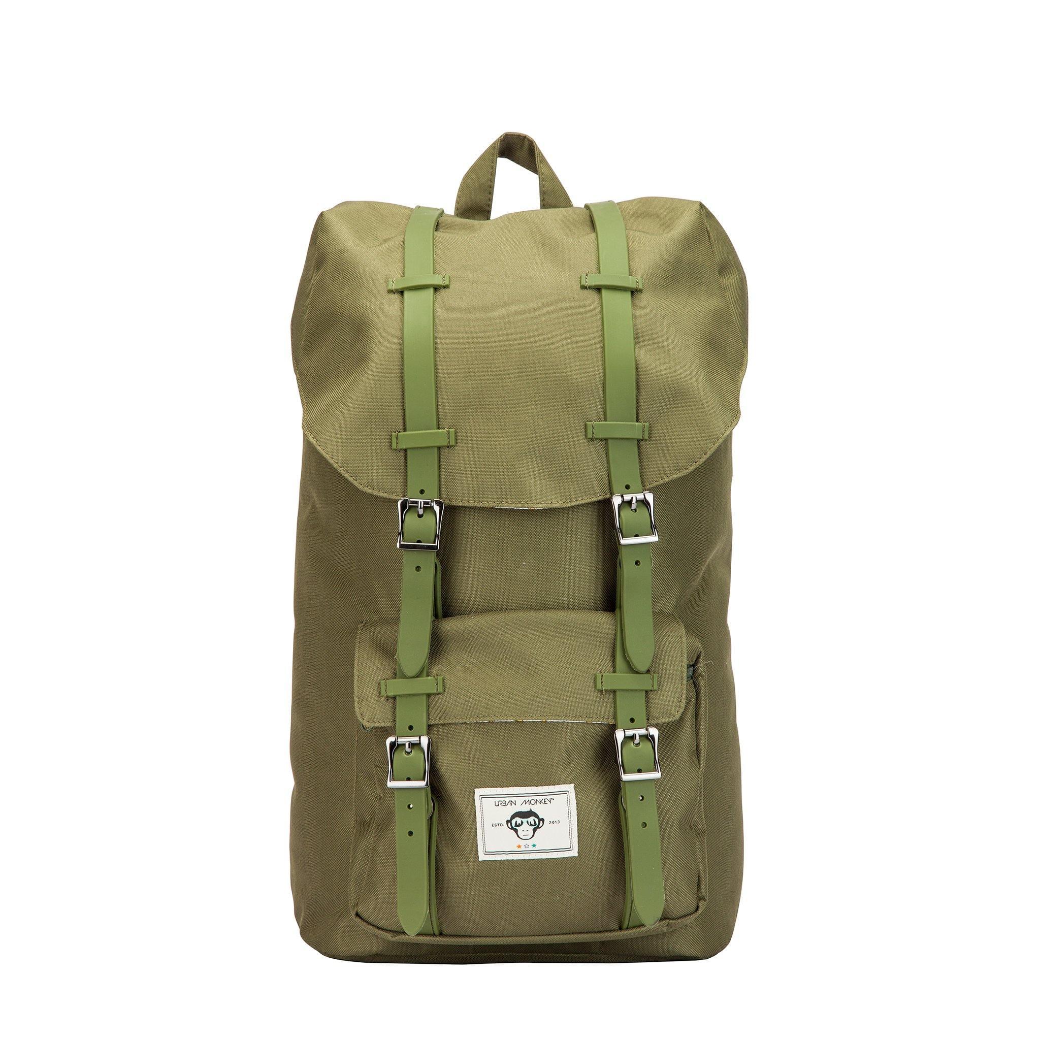 Buy City Rucksack Forest Green Backpack Online - Urban Monkey