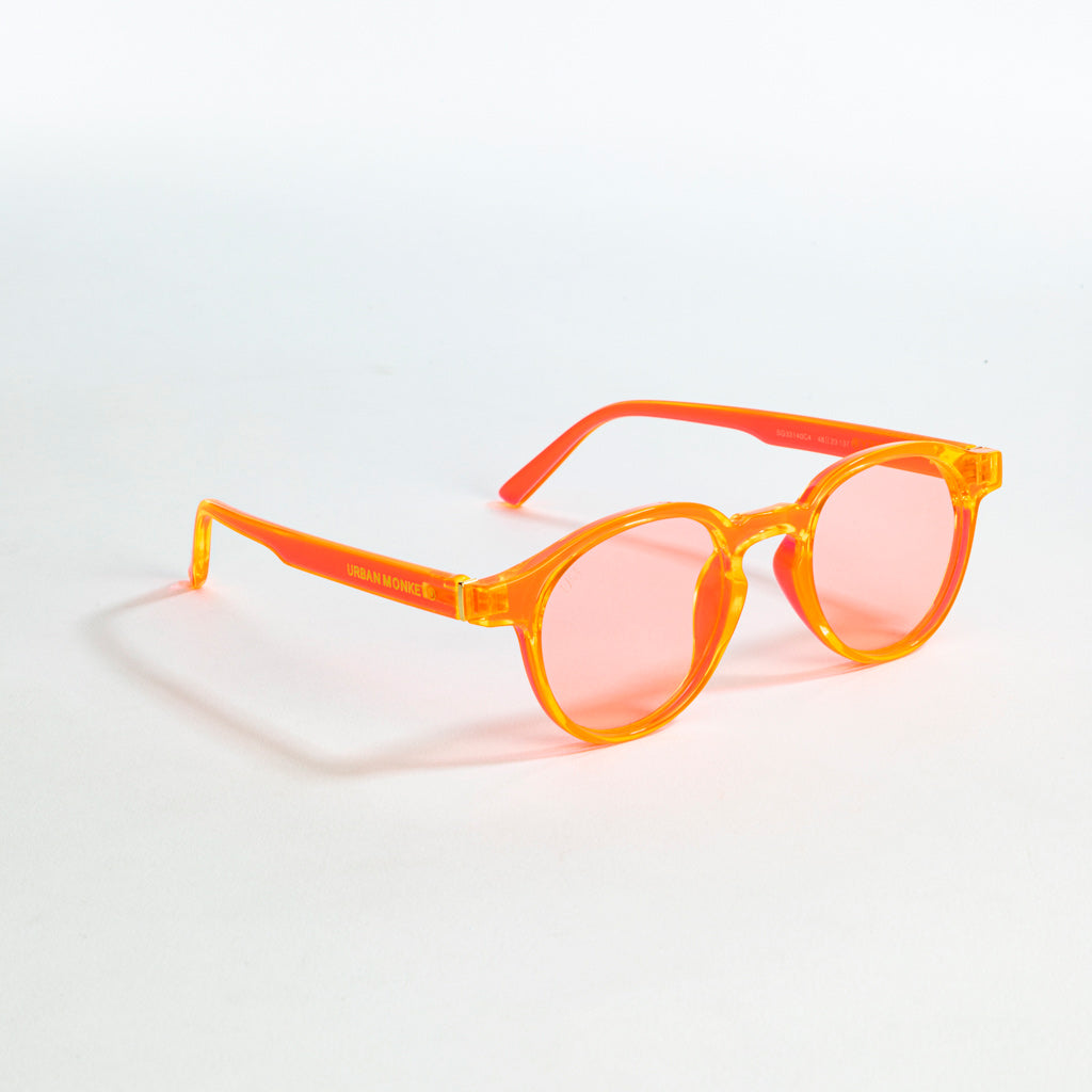 Buy Neon Daze // 002 Orange Tinted Lens Sunglass Online – Urban Monkey®