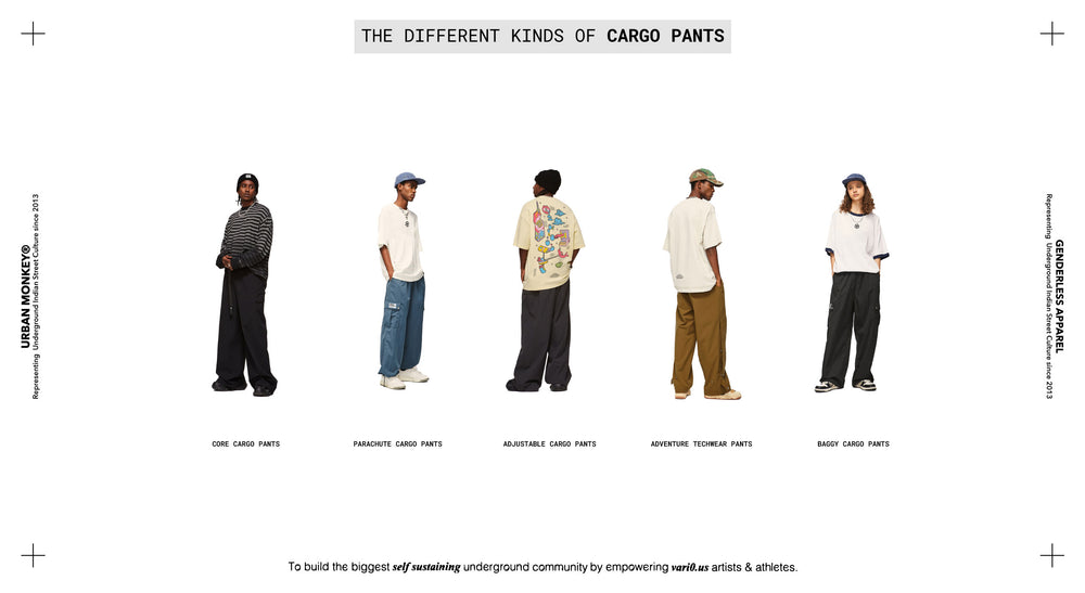 Baggy or Slim Fit? Decoding the Cargo Pants Style Guide – Urban Monkey®