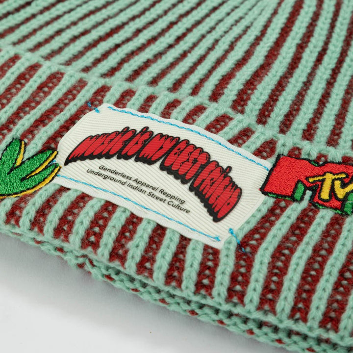 Bassline Beanie_MTV x Urban Monkey - Urban Monkey® - 24B005MTV6_MNT