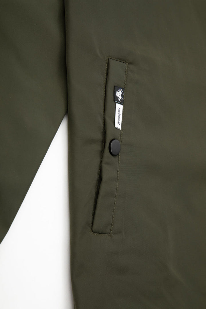 Button Down Lightweight Jacket // Olive Green