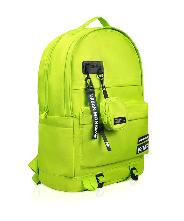 Buy Urban Monkey Classic Bag - Matte - Grey Canvas Backpack Online