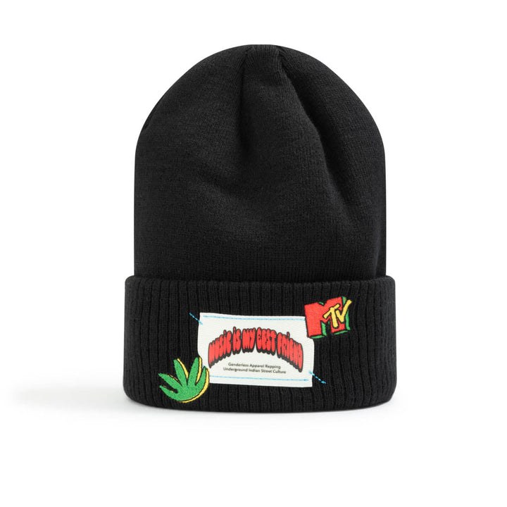 Jam Session Beanie_MTV x Urban Monkey - Urban Monkey® - 24B010MTV5_BLK