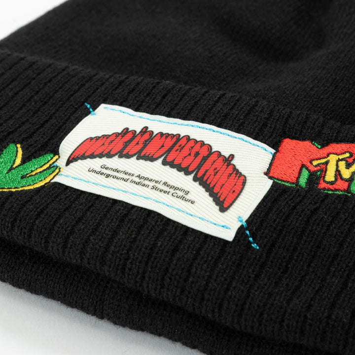 Jam Session Beanie_MTV x Urban Monkey - Urban Monkey® - 24B010MTV5_BLK