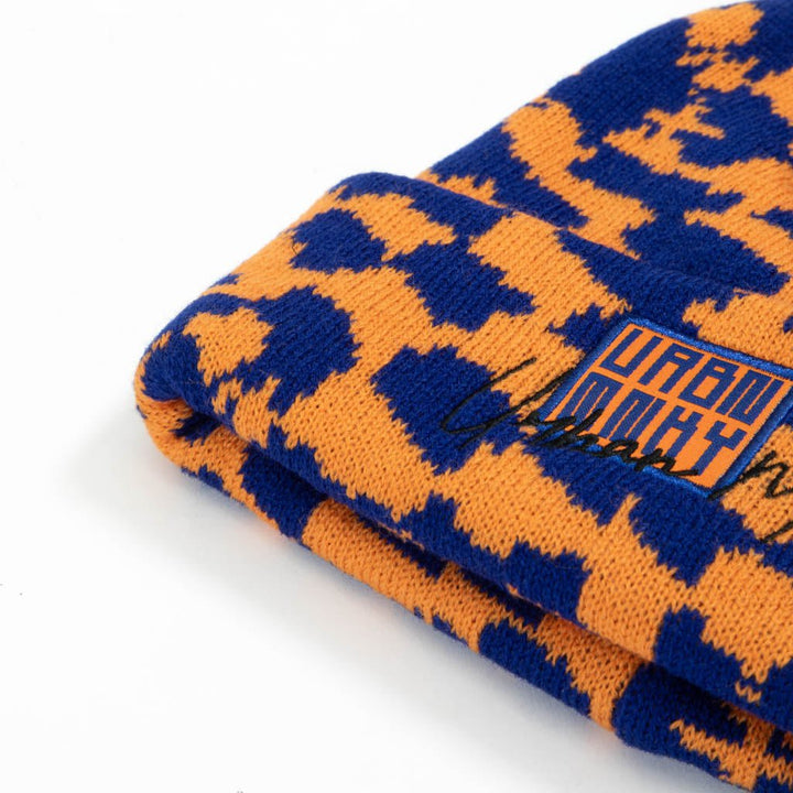 Knit Cuff Beanie // Pixel - Urban Monkey® - 24B7084_ORBL