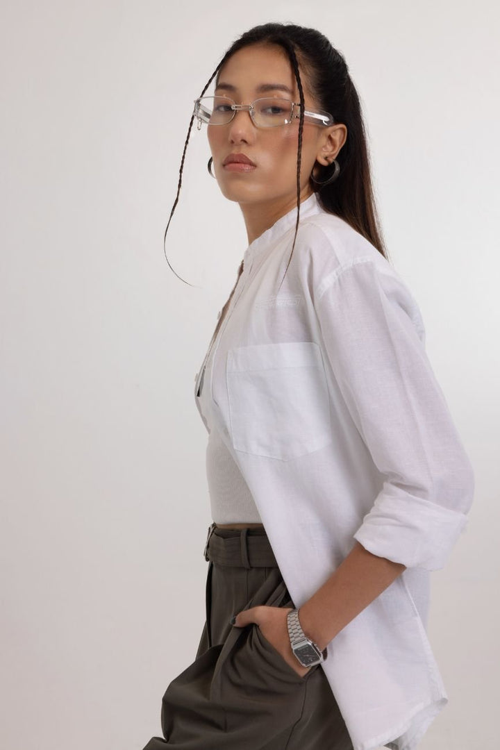 Linen Shirt // White