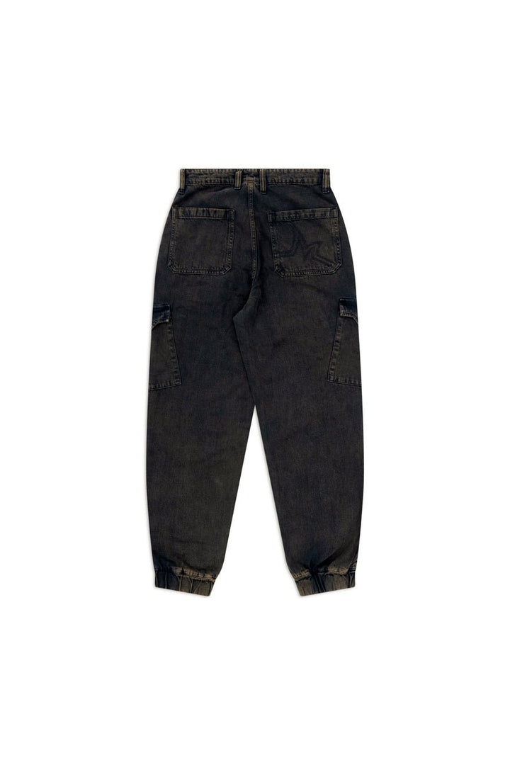 Low Key Royalty //  Denim Cargo Joggers