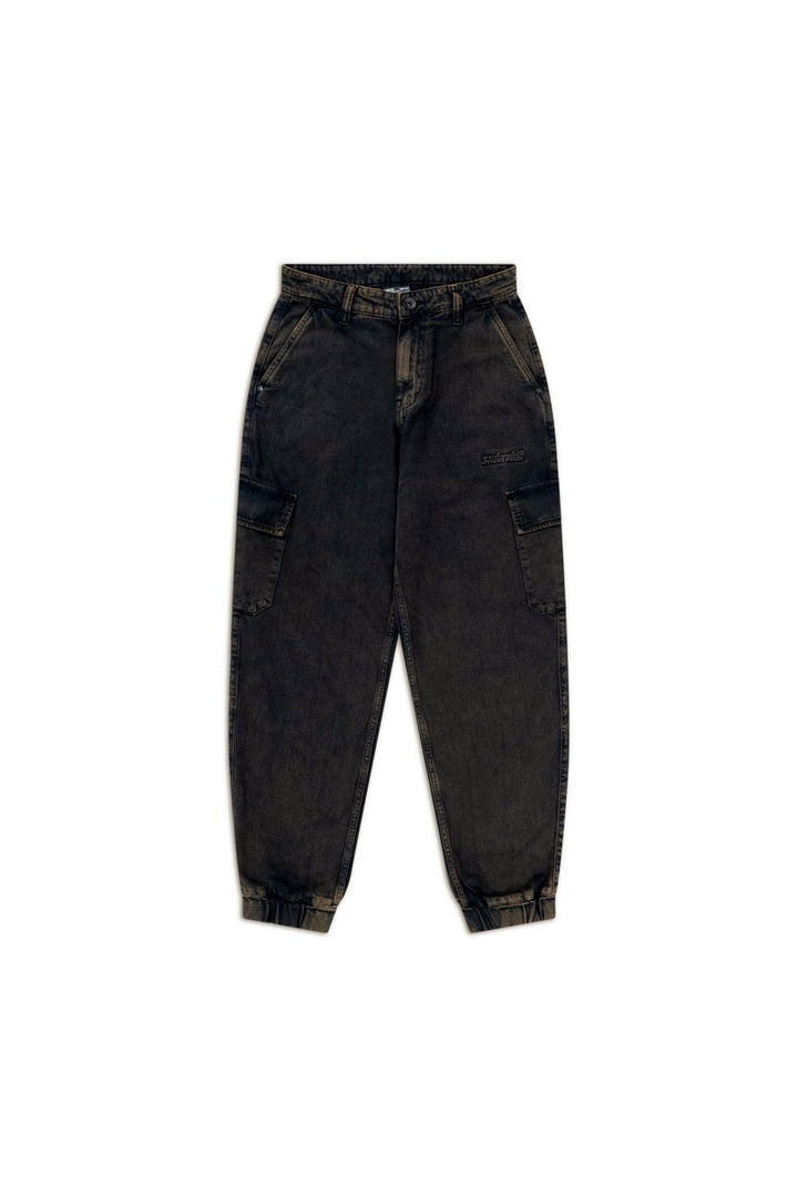 Low Key Royalty //  Denim Cargo Joggers