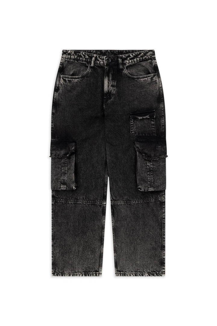 Machine Denim Cargo Pants_Royal Enfield x Urban Monkey