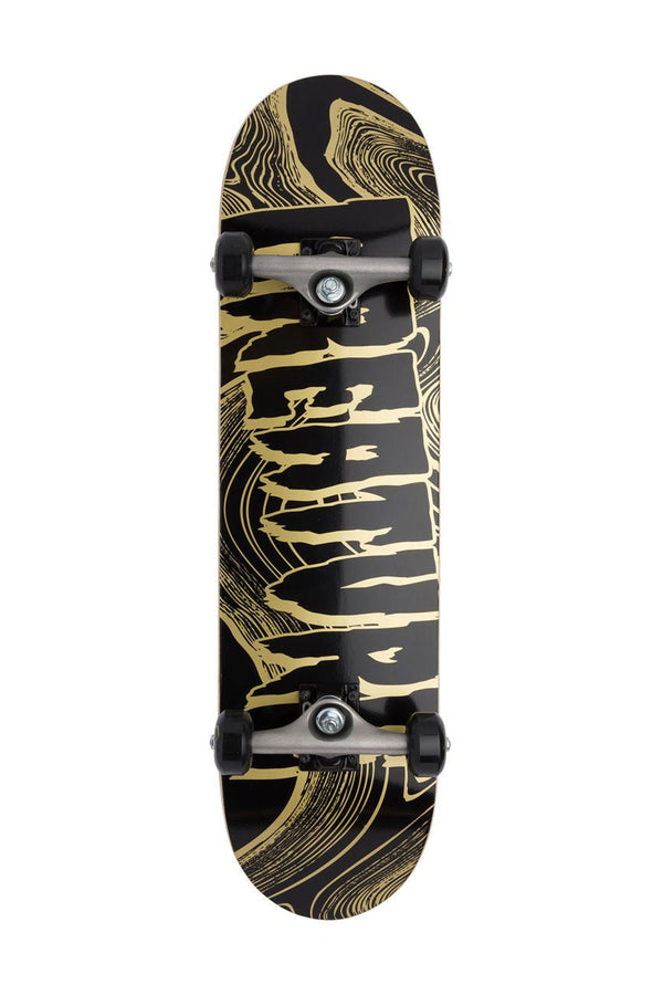 Metallic Swirl Logo Mini 7.75in x 30.00in Creature Skateboard Complete - Urban Monkey® - 11116728