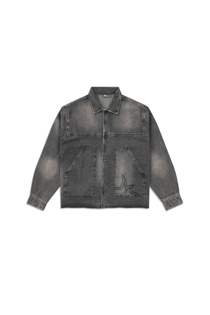 Novocaine // Frayed Hem Denim Jacket