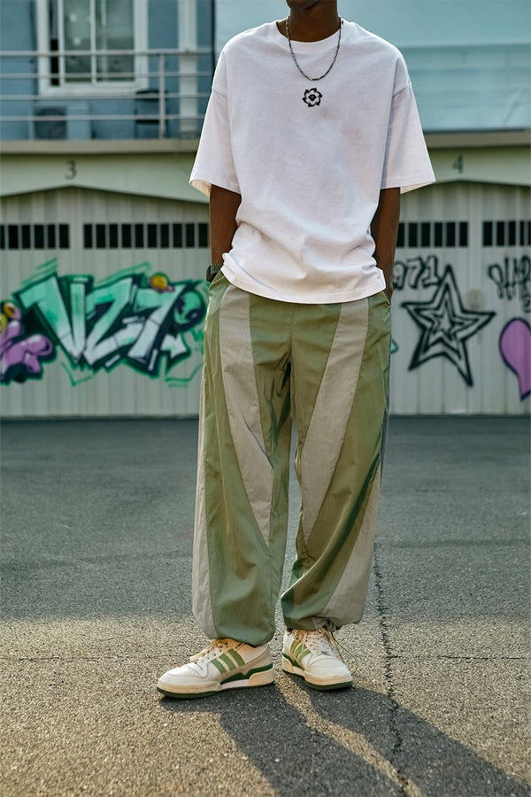 OTT Parachute Pants // 002 - Urban Monkey® - 12269S23_GYGRN_S