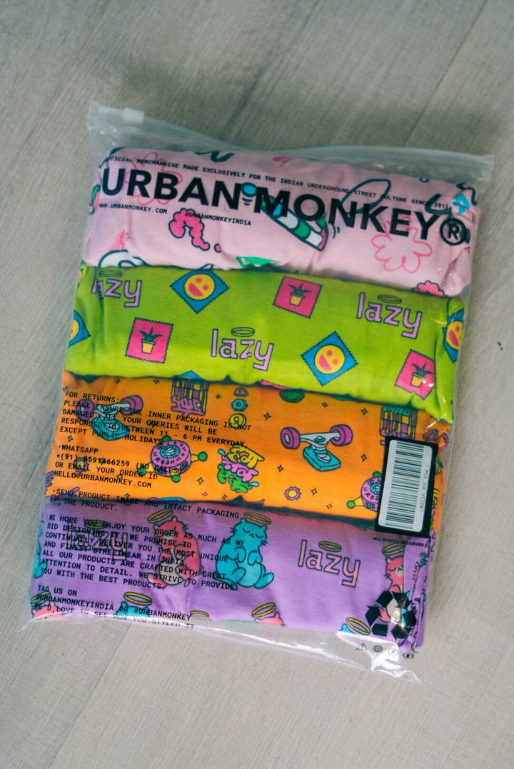 Pack of 4 boxer shorts - Urban Monkey® - BX_002_004_008_009_S