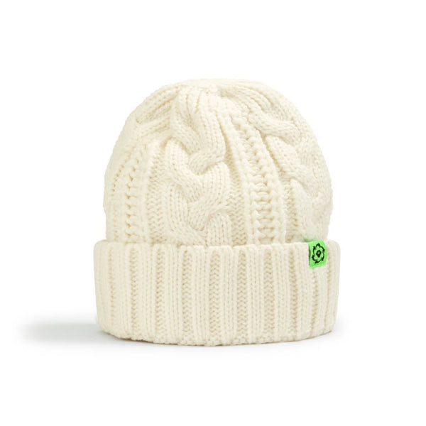 Recycled Knit Cuff Beanie // Snow White - Urban Monkey® - 24BR022_WH