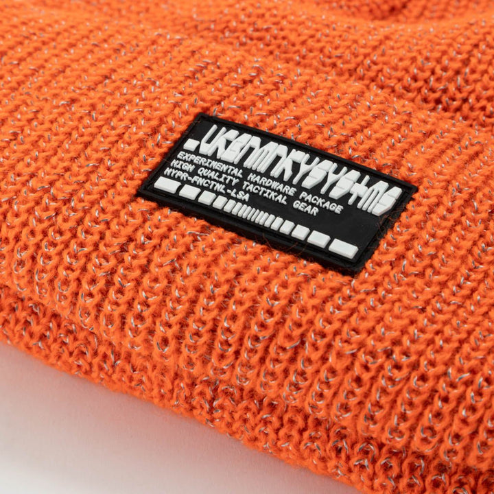 Reflective Fisherman Beanie // Orange - Urban Monkey® - 24FB161312_OR