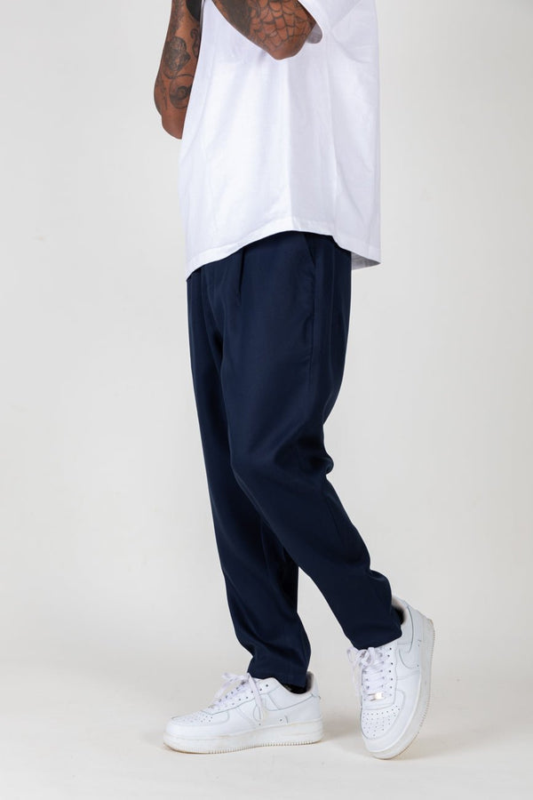 Relaxed Fit Trousers // Navy - Urban Monkey® - UM23A_TNCL_B_S