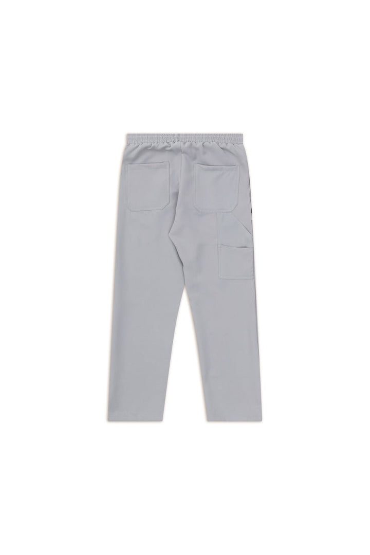 Relaxed Straight-Cut Track Pants // Grey