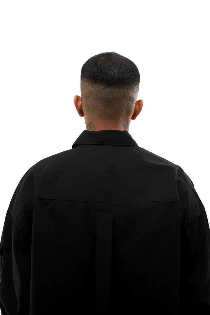 Ripstop Shacket // Black