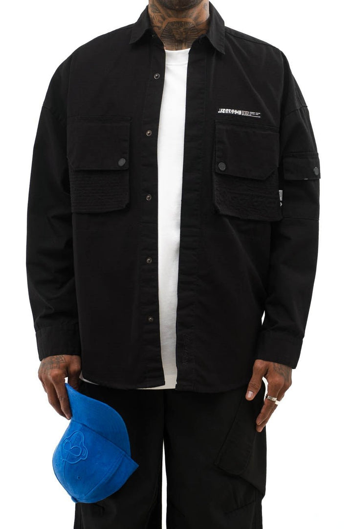 Ripstop Shacket // Black