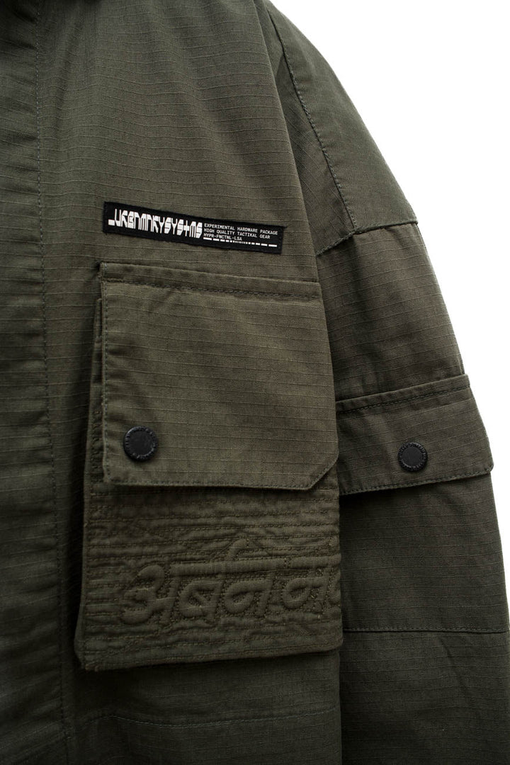 Ripstop Shacket // Olive Green