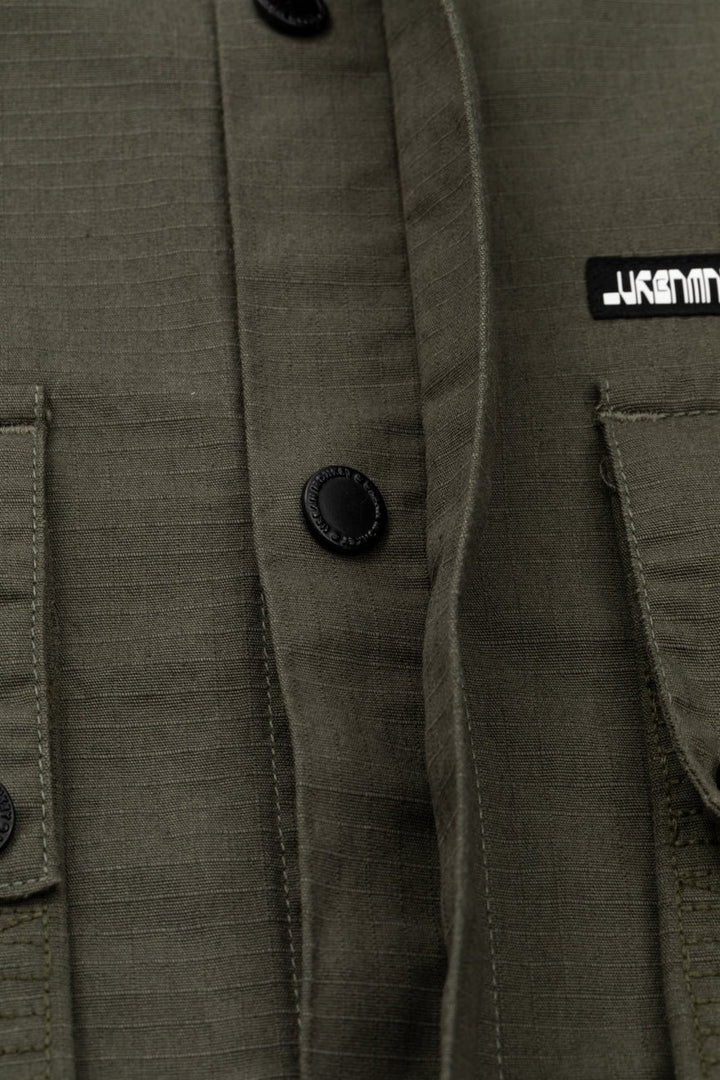 Ripstop Shacket // Olive Green