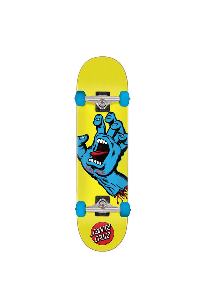 Screaming Hand Mini 7.75in x 30.00in Santa Cruz Skateboard Complete - Urban Monkey® - 11116219