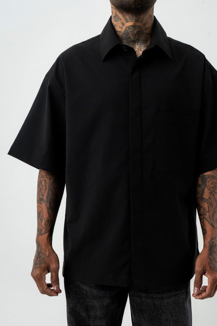 Short Sleeve Shirt // Black