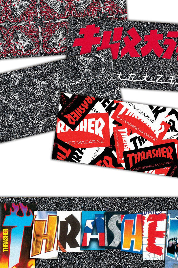 Thrasher Grip Strips Grip Tape 9in x 3.25in Graphic Mob (single) - Urban Monkey® - 88483449