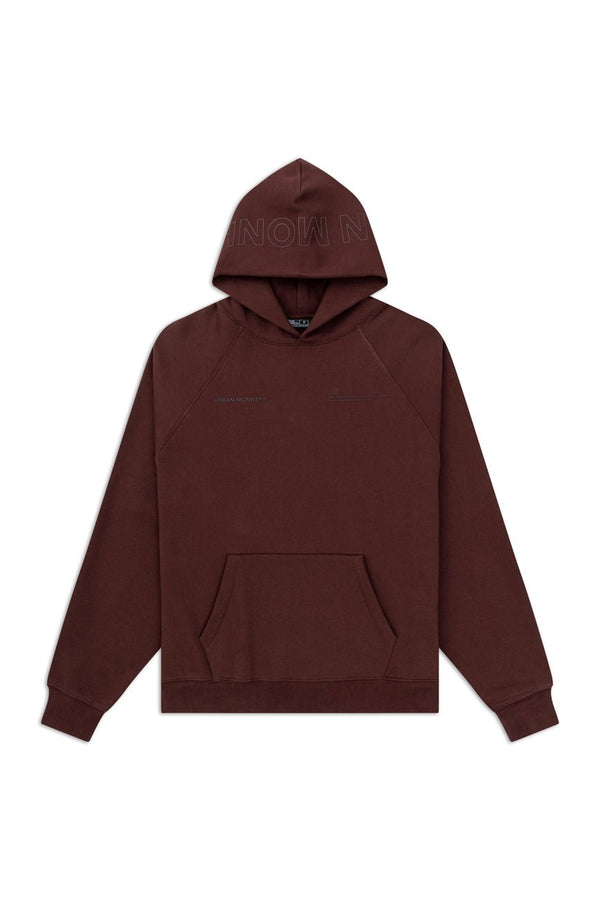 UM Core Hoodie // Deep Mahogany - Urban Monkey® - UM24A_CORE_H04_XS