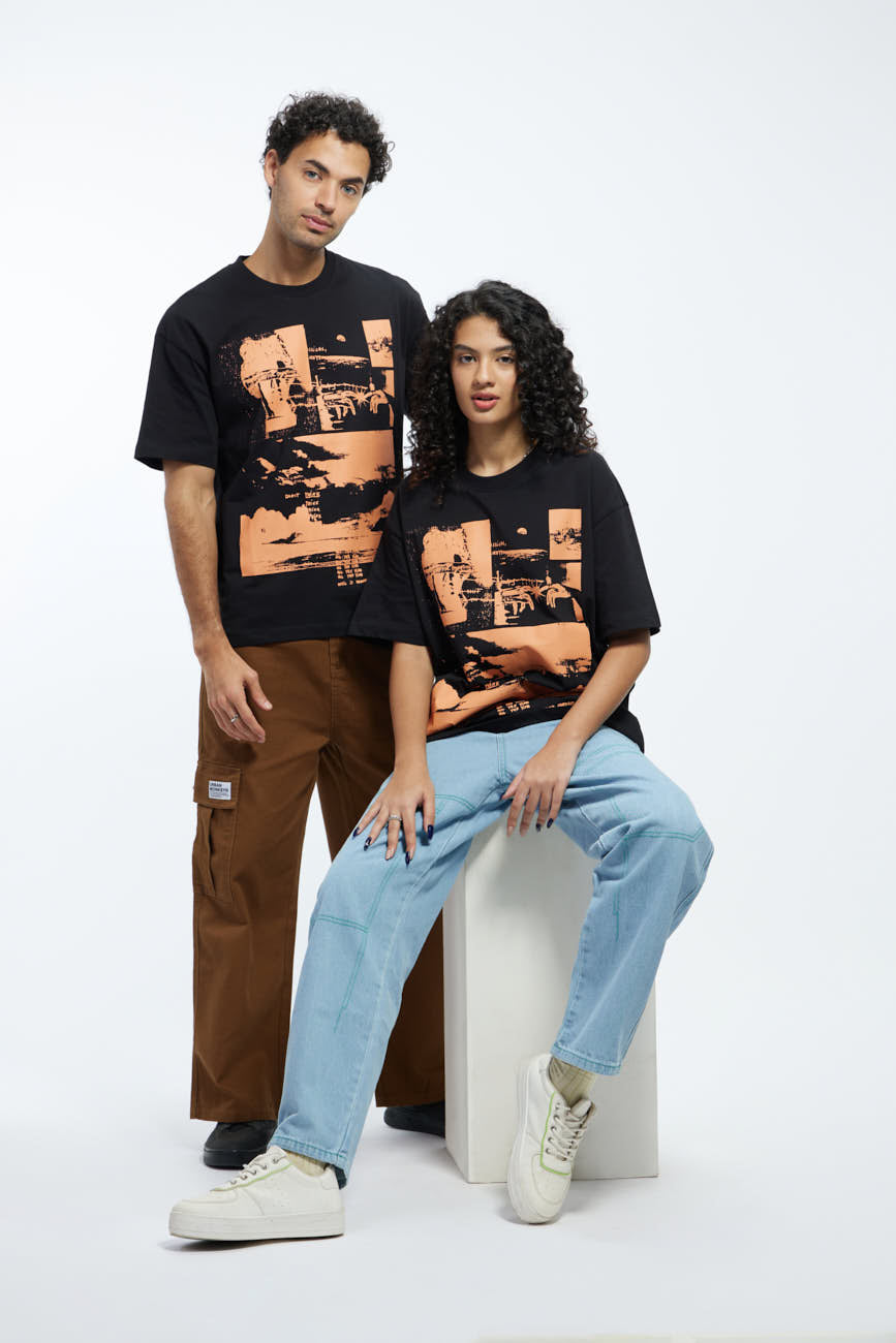 Buy UM Paradox Oversized T-shirts Online - Urban Monkey – Urban