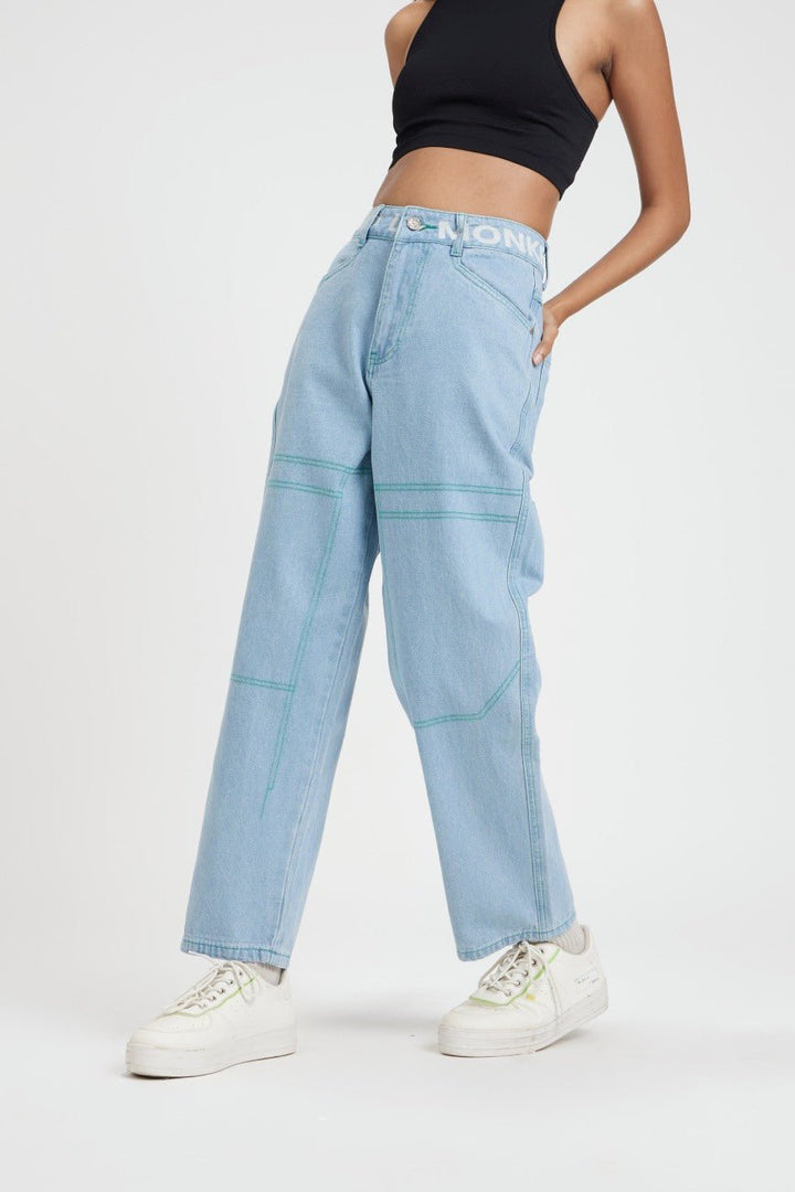 y2k hip hop jeans // 001