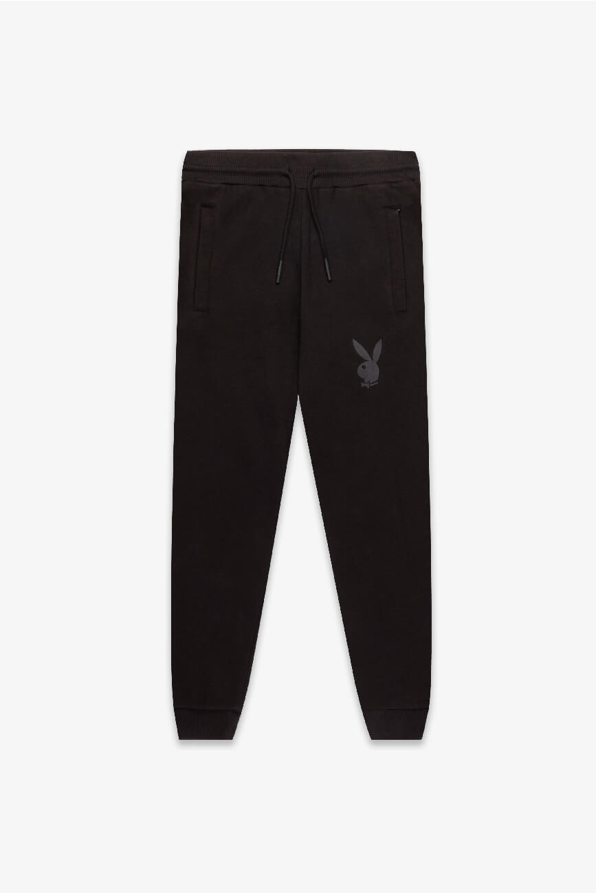 Black and discount white playboy joggers