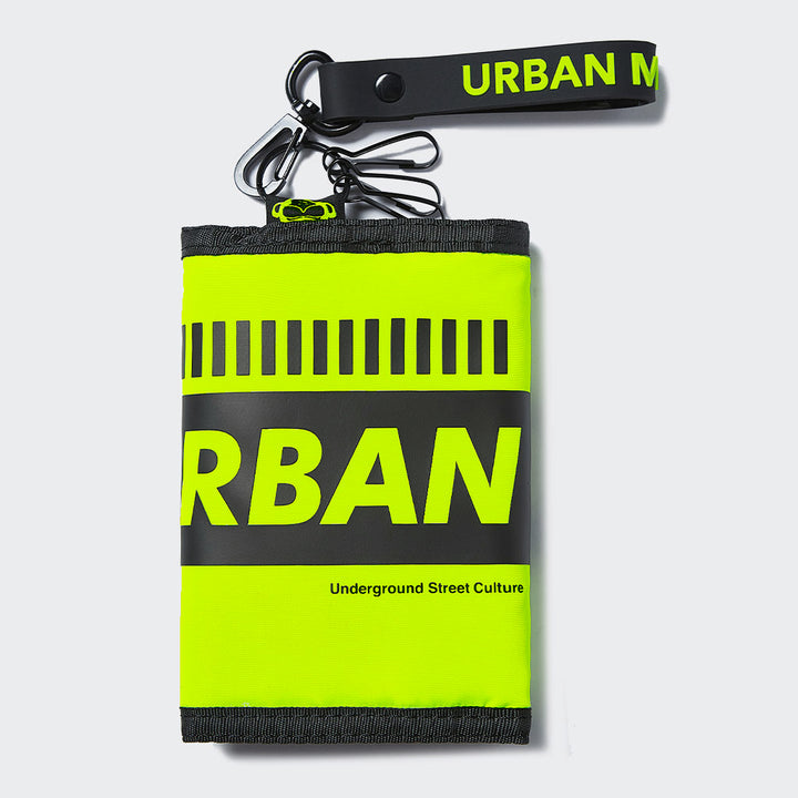 Buy Neon Green & Black Trifold Wallet Online – Urban Monkey®