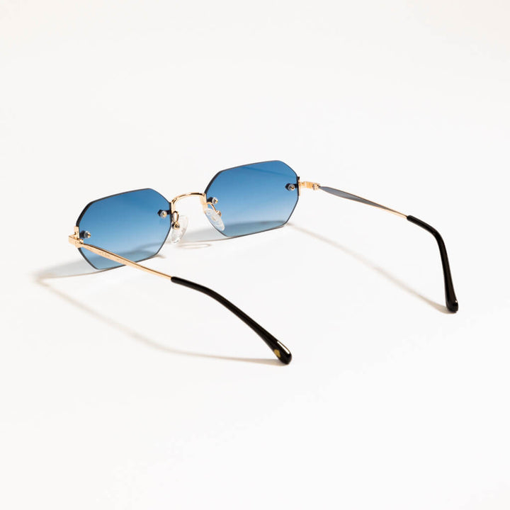 Buy Young Thug // 003 Gradient Blue Lens Sunglasses Online – Urban